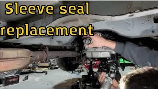 substituicao da vedacao da luva do garfo deslizante chevy