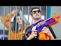 NERF Robot Prison Escape Challenge!