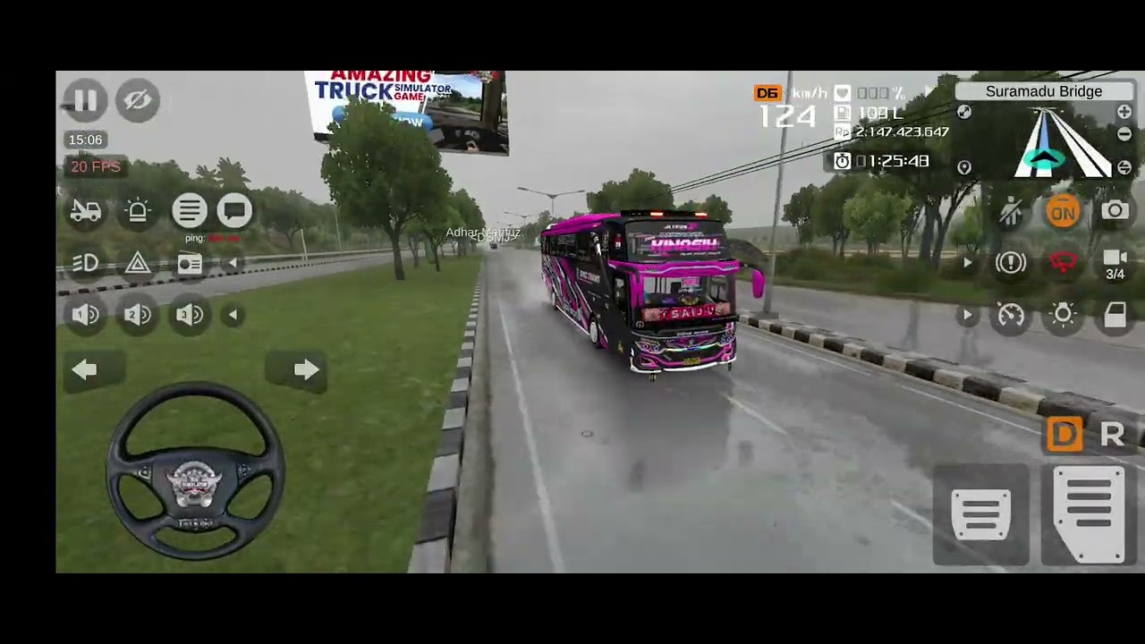 laka di jembatan suramadu 