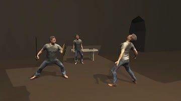 10k poly 3D scan of myself in Unity - Mixamo animations