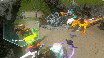 ARK MOBILE COLOUR FULL DINOS GMAIL SAVE DATA [ NO LAG ]