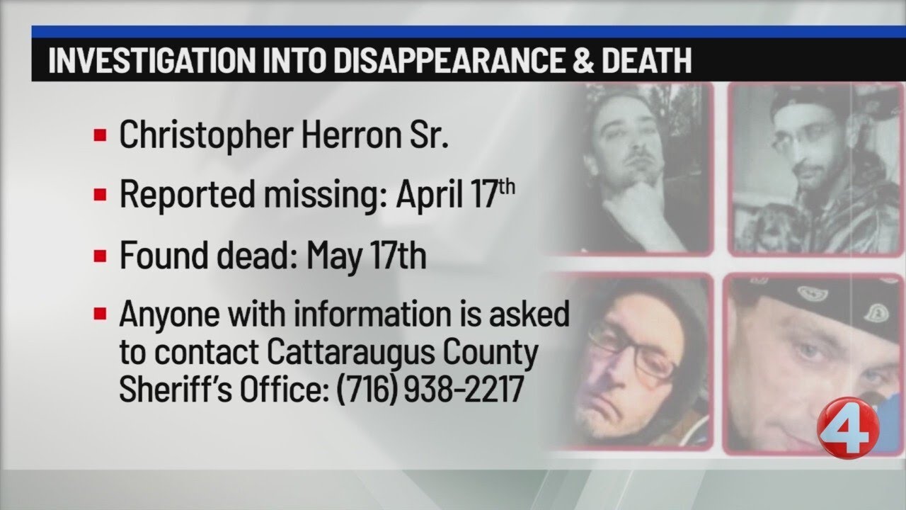 Missing Cattaraugus County man found dead in Olean - YouTube