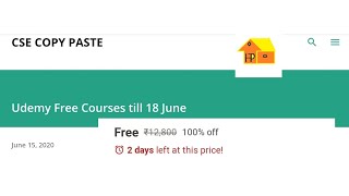 Free Udemy certification courses - Only 2 days left (link in description)