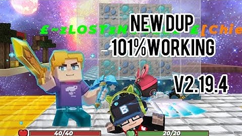 Skyblock New Duplication Glitch Blockman go Adventures 2.19.4!