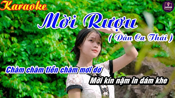 Karaoke Mời Rượu " Mời Lẩu " - Dân Ca Thái Hà Xuân - Karaoke Tone Nam - Karaoke Sáng Keyboard
