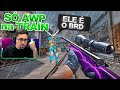 DESAFIO CS 2: Joguei SÓ de AWP na TRAIN SOLO e fui reconhecido!