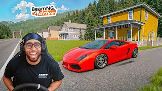 This is the most dangerous car I’ve ever driven in BeamNG.Drive lmaooo