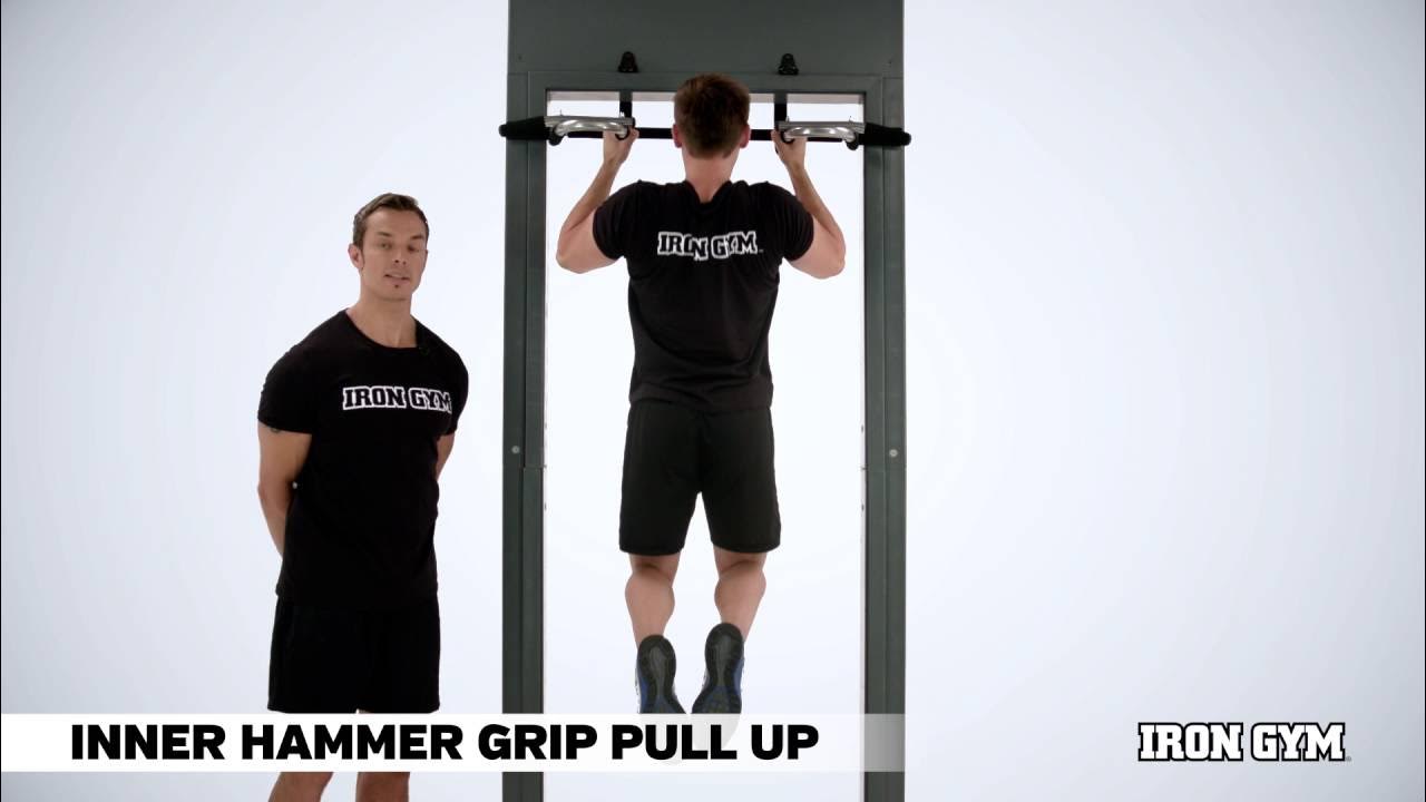 Inner Hammer Grip Pull Up IRON GYM® Training Academy YouTube