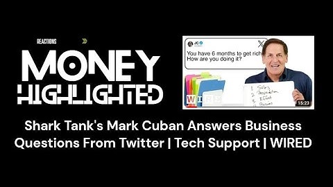 Mark Cuban Answers Business Questions From Twitter