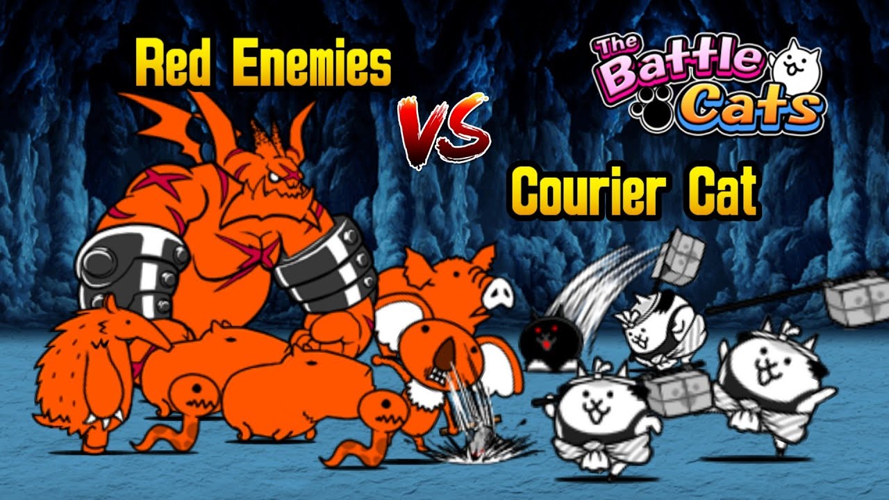 How Good Courier Cat is When Facing Red Enemies? The Battle Cats