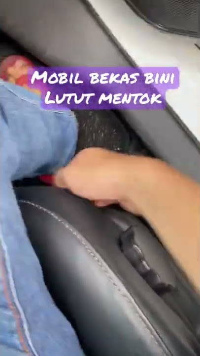 Cara memundurkan kursi mobil