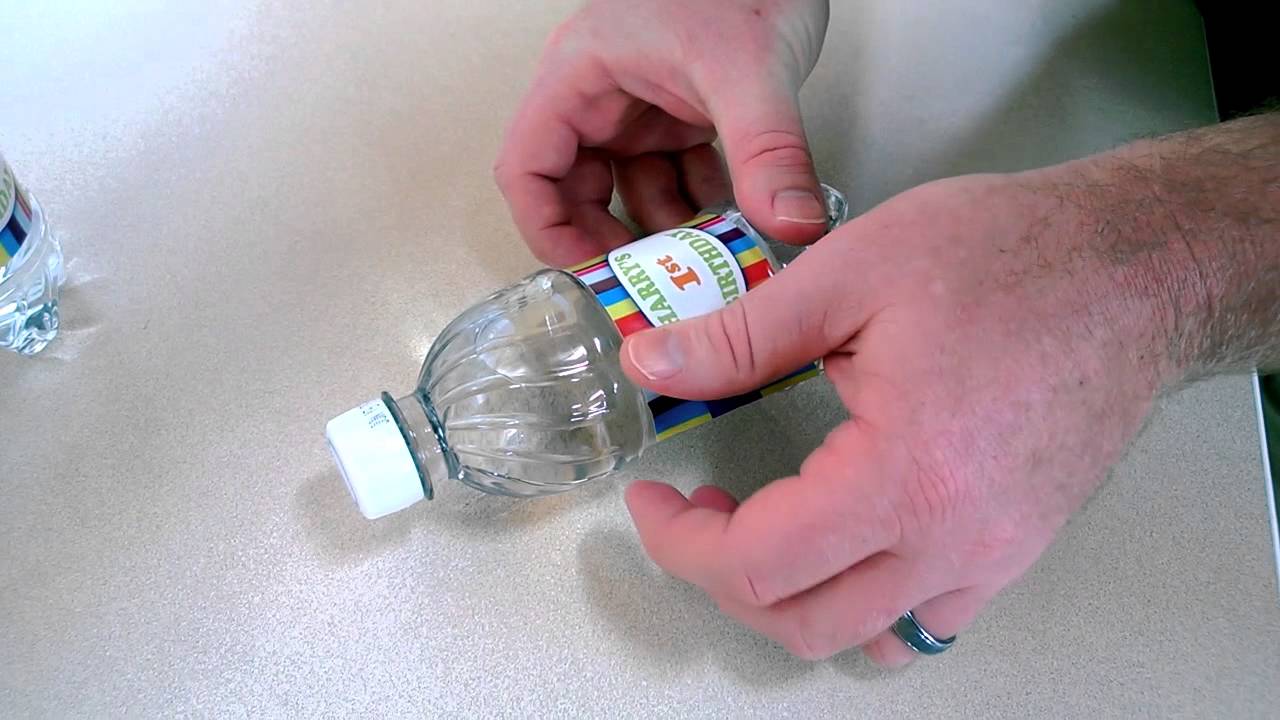 How to Applying custom decals to water bottles. YouTube