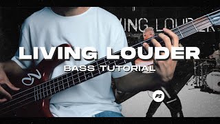 Video thumbnail of "LIVING LOUDER (Planetshakers) - BASS TUTORIAL"