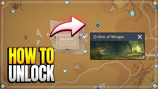 How to Unlock "Altar of Mirages" Domain | World Quests & Puzzles |【Genshin Impact】 screenshot 4