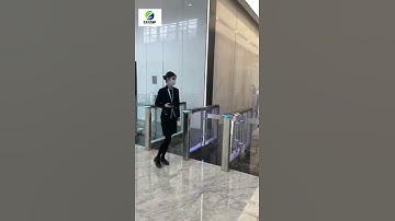 Security Turnstiles Swing Gate Turnstile with QR RFID Reader