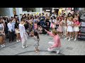 DIANA, KCT. AOA 'BINGLE BANGLE' , SEVENTEEN 'PRETTY U' COVER. ENJOYING BUSKING WITH KID ONLOOKER.