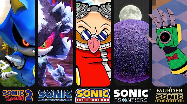 SONIC FINAL BOSSES Evolution
