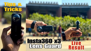 How to Install Sticky Lens Guards on Insta360 X3 | Tutorial Tips and Tricks! | Live Review & Result?