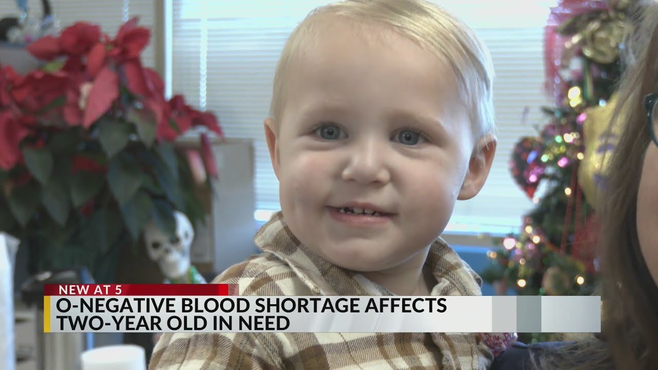 2-year-old hemophilia patient needs urgent O-negative blood donations