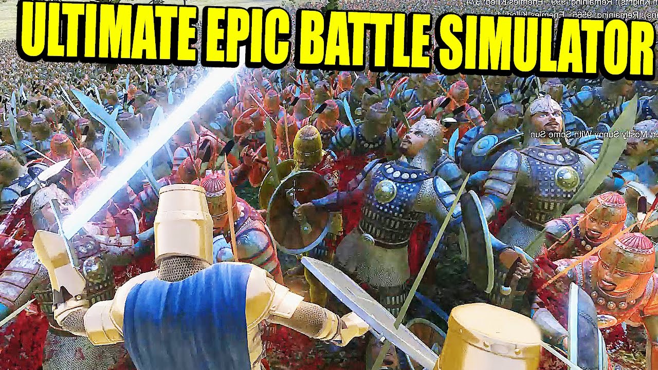 LA SUPERGALLINA, CHUCK NORRIS, BATALLA ANIMAL, AVALANCHAS - ULTIMATE EPIC BATTLE SIMULATOR gameplay español transistor
