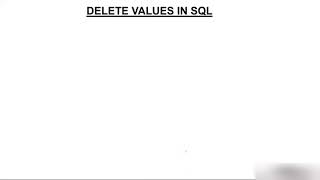 SQL DELETE in Hindi