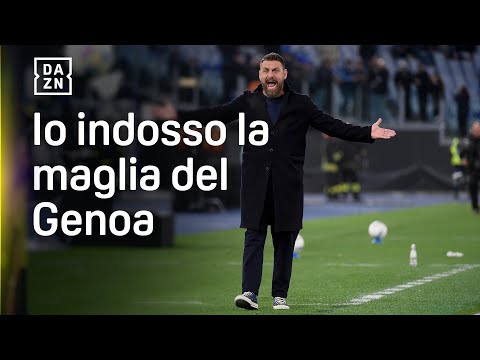 Video DE ROSSI: Indosso la maglia del Genoa, le rivalità da calciatore ormai le sento pochissimo | DAZN