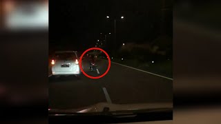 Ngeri Bos!!! Bikers Ini Nekad Masuk Tol Pasteur Sampai Keluar GT Baros