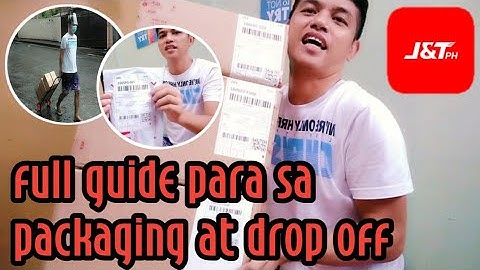 How To Pack Orders From Shopee And Drop Off To J&T Express | Shopee Guide