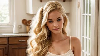 4K Ai Art Most Beautiful American Ai Girls Lookbook Fashion Model Designs