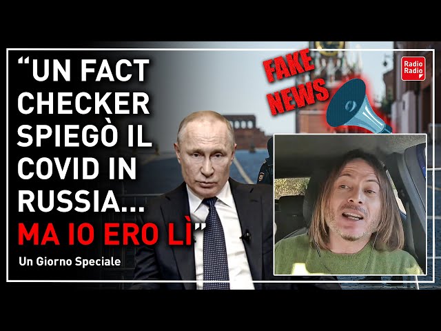 G. BIANCHI ▷ "ANDAI IN RUSSIA DURANTE IL COVID E UN FACT CHECKER PRETESE DI SMENTIRMI SULLA REALTÀ"