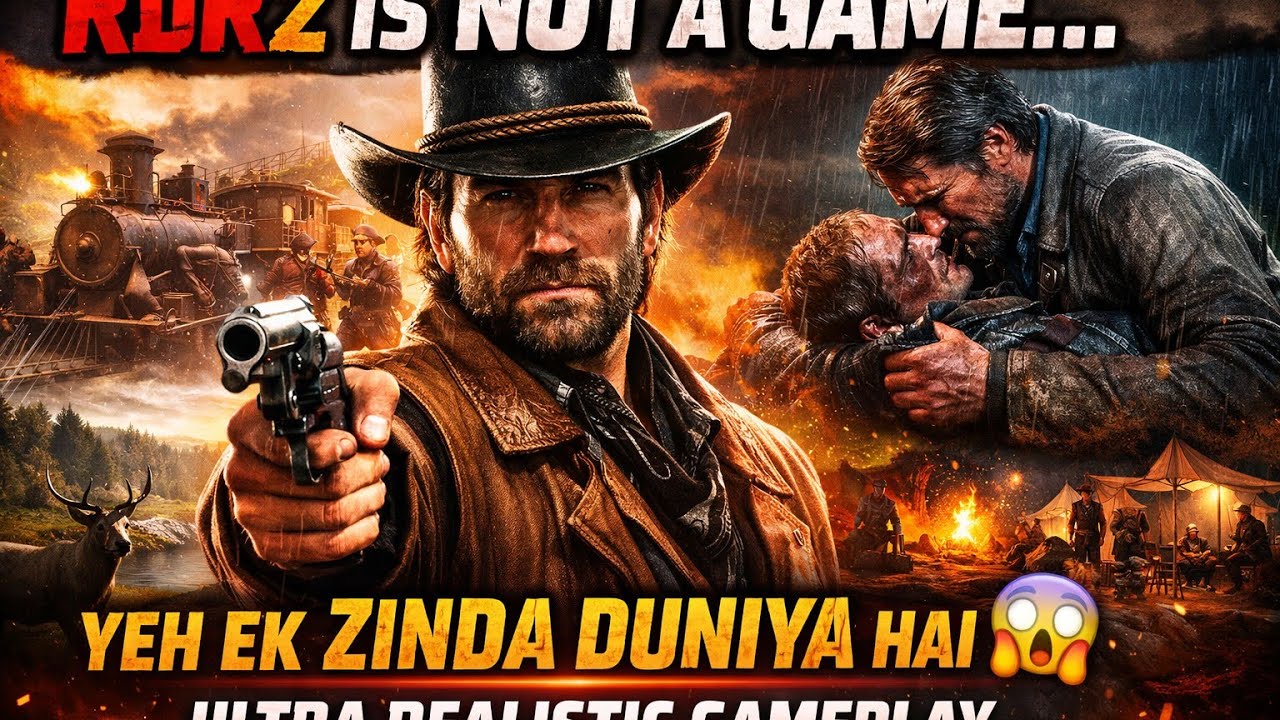 Ye Game 2018 Mein Aaya Tha Ab Bhi Sab Se Aage 😳 | RDR2! Yeh Ek Zinda Duniya Ultra Realistic Gameplay