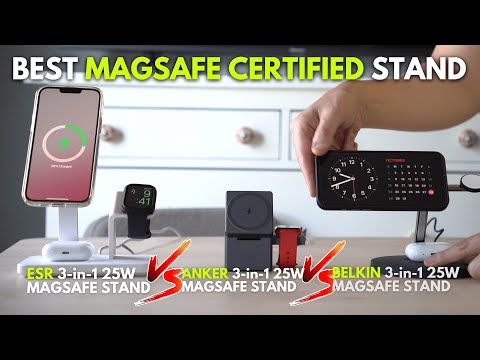 BEST 25W MagSafe Certified Stand? - Belkin vs ESR 25W 3-in-1 Stand 