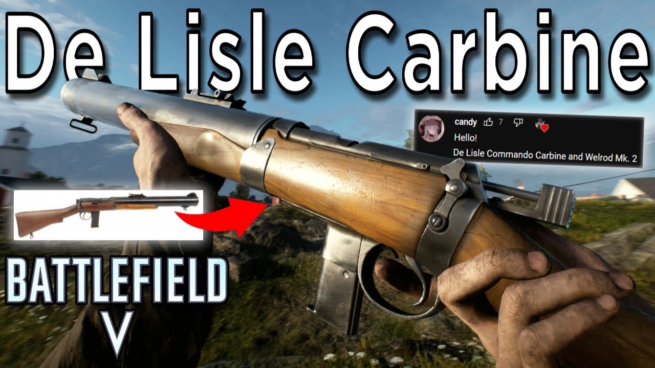 De Lisle Commando Carbine on Battlefield V PS5 Gameplay