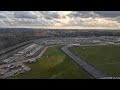 Landing in London Gatwick Airport. Airbus A320. EasyJet
