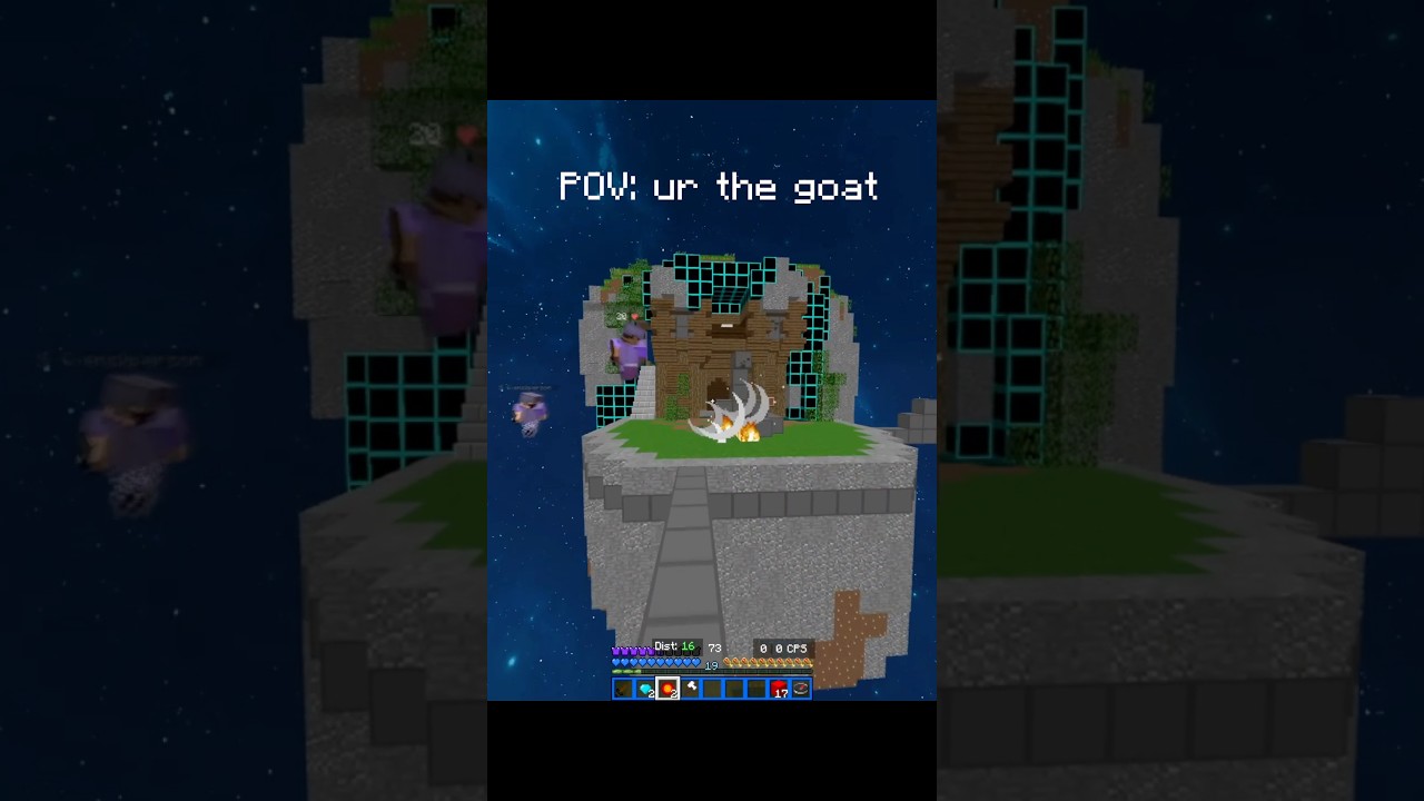 POV: ur the goat