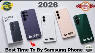 All Samsung Phones Confirmed 🔥 Pricing in Flipkart & Amazon Sale 2026✅ | EMI, Bank Offers Guide