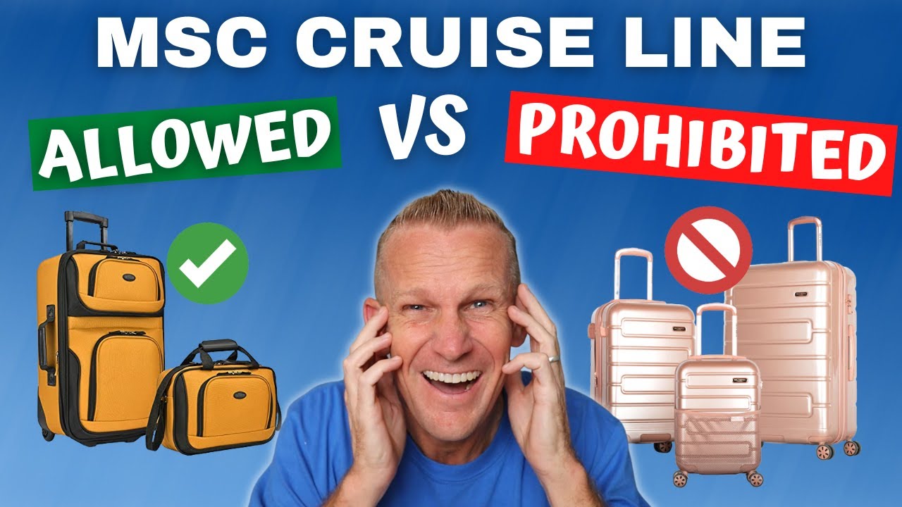 msc cruise luggage storage