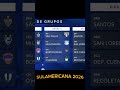 Sul-Americana 2026: Grupos e Confrontos 🔥