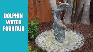 Dolphin Water Fountain Resimi