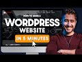 How to Make a Website in 5 Minutes! | Quick Tutorial for Complete Beginners (Using WordPress)