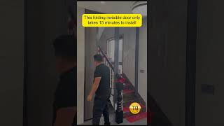 The Invisible Parion Door With No Drilling Design Only Takes 15 Minutes To Install, No Drilling