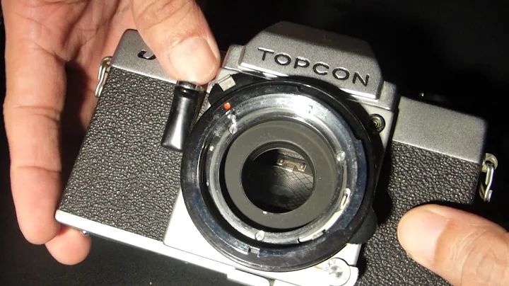 Topcon UNI Camera with UV Topcor 53mm f2.0 lens Japan