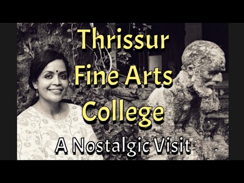 തൃശ്ശൂർ ഫൈൻ ആർട്സ് കോളേജിൽ |Fine Art Colleges of Kerala |Art vlog