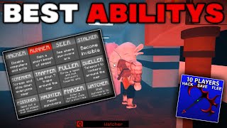 I Tested All The Best Ability's In 10 Player Flee The Facility So You Don' Have Too..