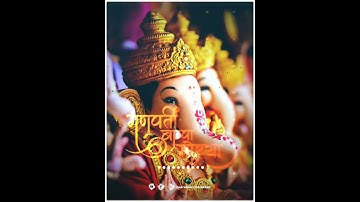 New latest Trending🔥 Ganapati 🙏🏻Bappa💐 Avee player template tutorial Whatsapp status
