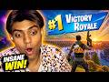 FIRST TIME Playing Fortnite and I ACTUALLY WON?! (NOT CLICKBAIT)