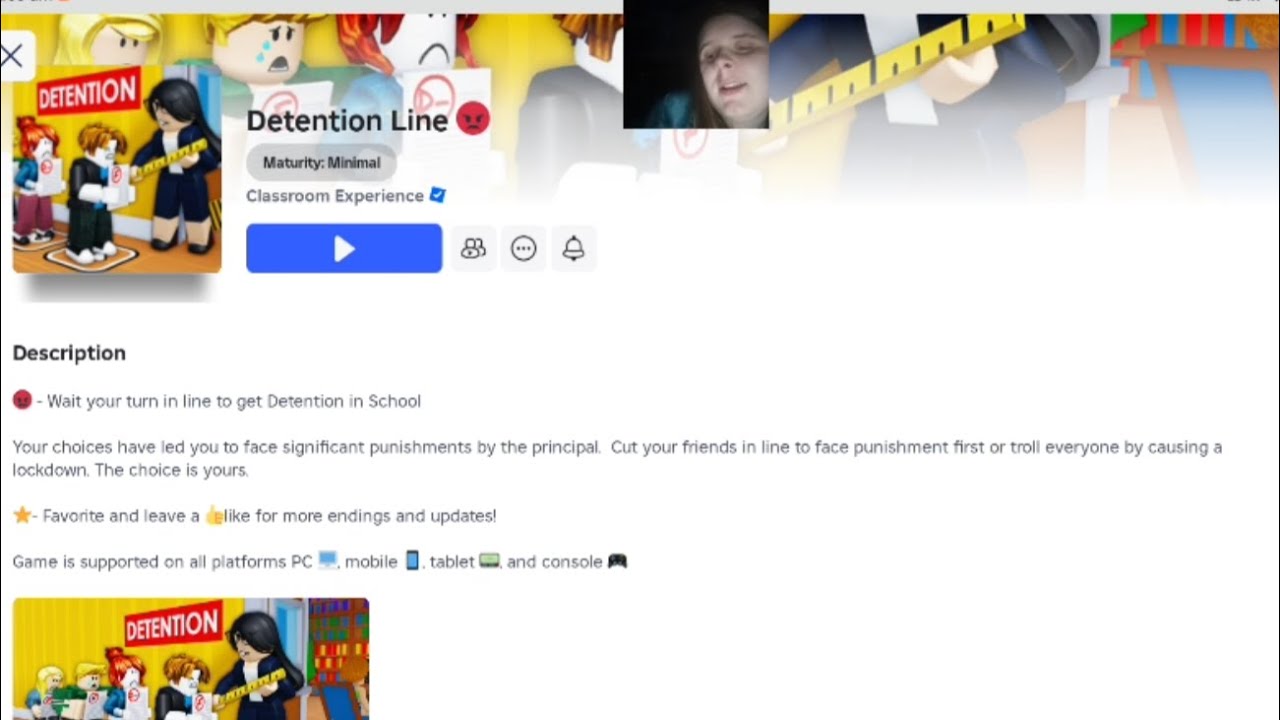 detention line ROBLOX game Feb 13 2025 - YouTube