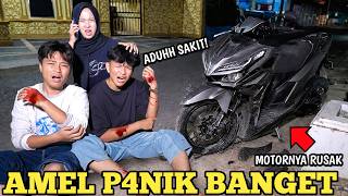 RIO AND EJA FALL OFF MOTORBIKE AND BREAK IT