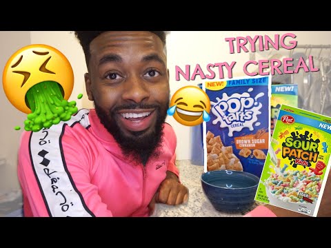 Taste Test of the New Sour Patch Kids Cereal and the Pop Tarts Cereal