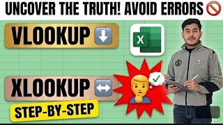 VLOOKUP vs XLOOKUP 😱 | Excel Lookup Function Explained Step-by-Step 🔥